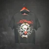 Skull Flame Cropped Mens Boxy Tee Skull Flame Cropped Mens Boxy Tee