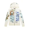 Skulls Long Fleece Hoodie