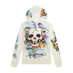 Skulls Long Fleece Hoodie Skulls Long Fleece Hoodie