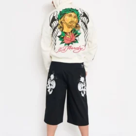 Skulls Long Twill Workwear Shorts
