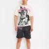 Spider Skull Fleece Shorts Spider Skull Fleece Shorts