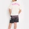 Spider Skull Fleece Shorts Spider Skull Fleece Shorts