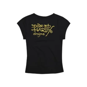 Swallow Rose Rhinestone Fitted Tee