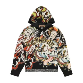 Tattoo Collage Tapestry Hoodie