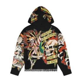 Tattoo Collage Tapestry Hoodie