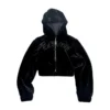 Tiger Flame Faux Fur Hooded Jacket Tiger Flame Faux Fur Hooded Jacket