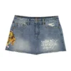 Tiger Flowers Denim Skirt Tiger Flowers Denim Skirt