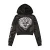 Tiger Head Y2K Velour Hoodie Tiger Head Y2K Velour Hoodie