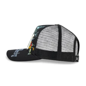 Tiger Skull Trucker Hat – Black