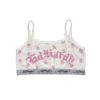 Tophat Skull Elastic Bralette Tophat Skull Elastic Bralette