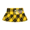 True Eagle Plaid Flare Miniskirt True Eagle Plaid Flare Miniskirt